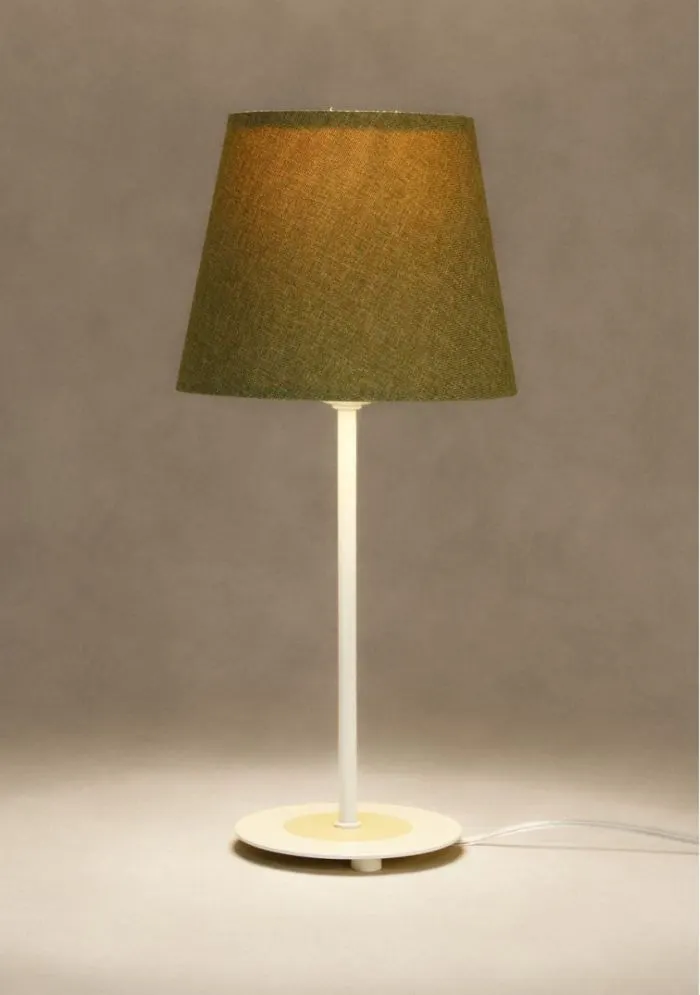 Lampa stołowa ENTURO zielona ręcznie robiona I sklep meblowy MIRAT.