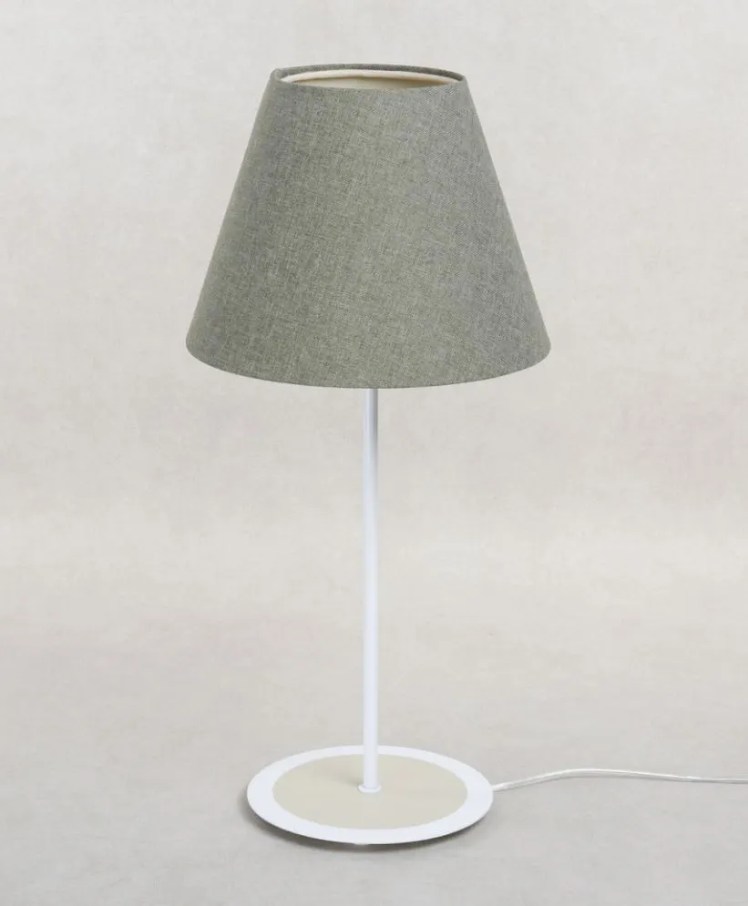 Lampa stołowa ENTURO II zielona z włącznikiem przesuwnym I sklep meblowy MIRAT.