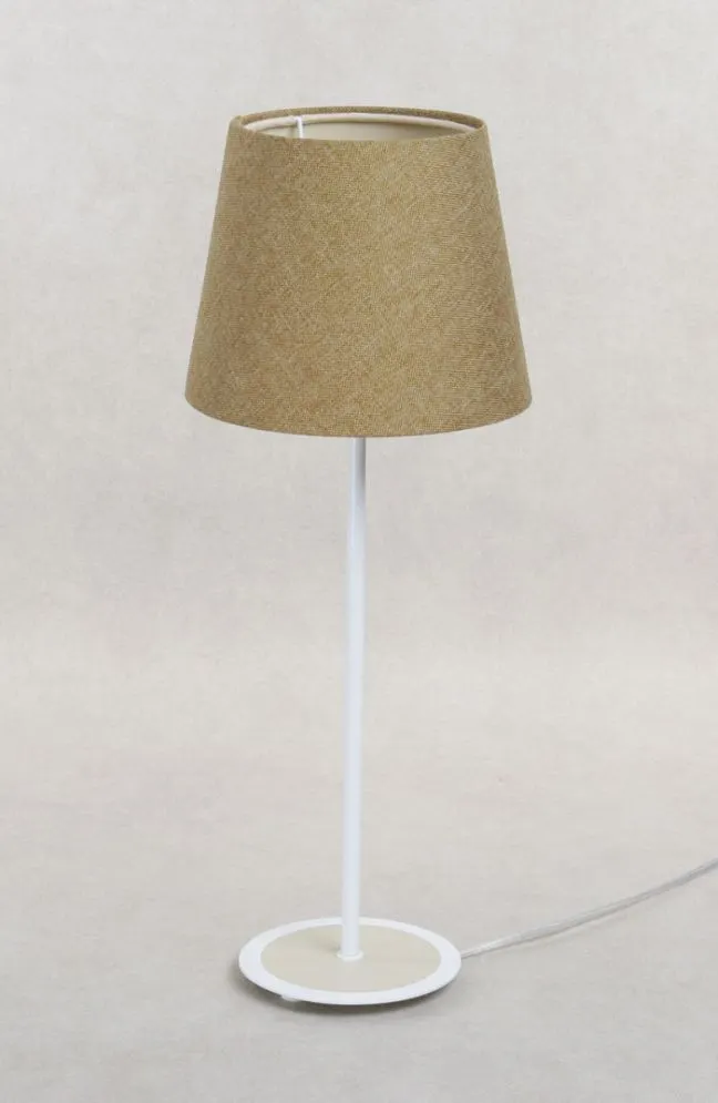 Lampa stołowa ENTURO II żółta na metalowej podstawie I sklep meblowy MIRAT.