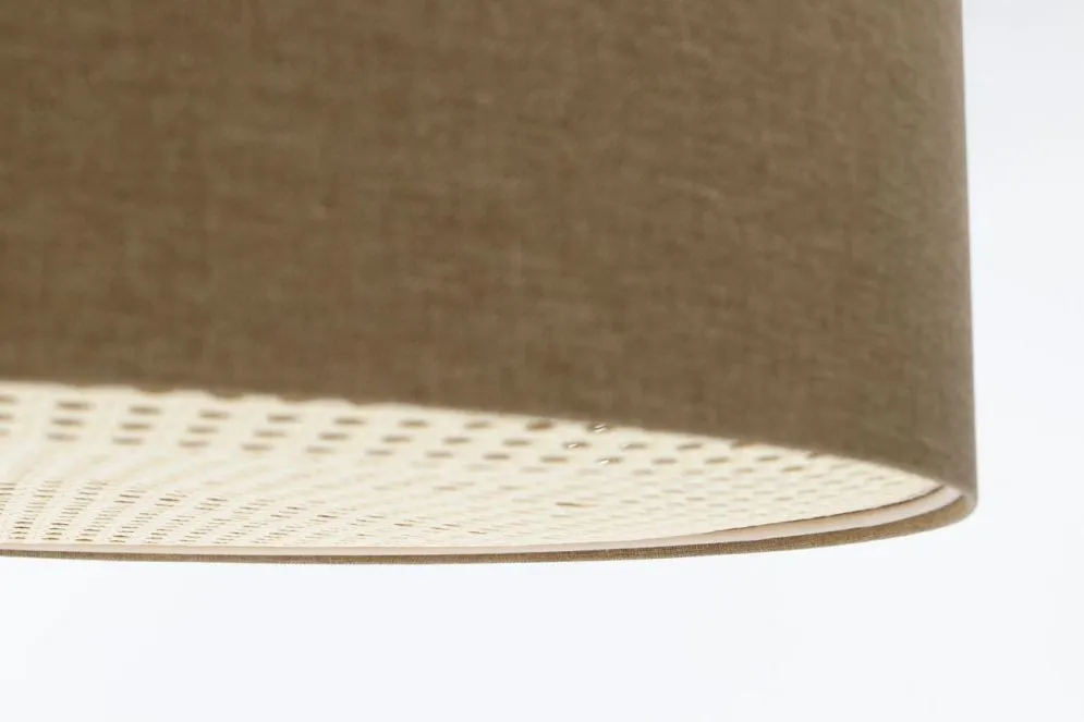 Plafon sufitowy ERUTAN RATTAN 50 brązowy minimalistyczny I sklep meblowy MIRAT.