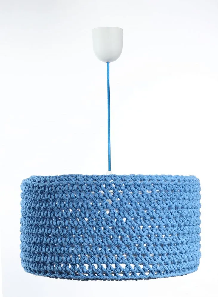 Lampa wisząca COTTON 40 niebieska do pokoju chłopca | MIRAT. w stylu kolekcja