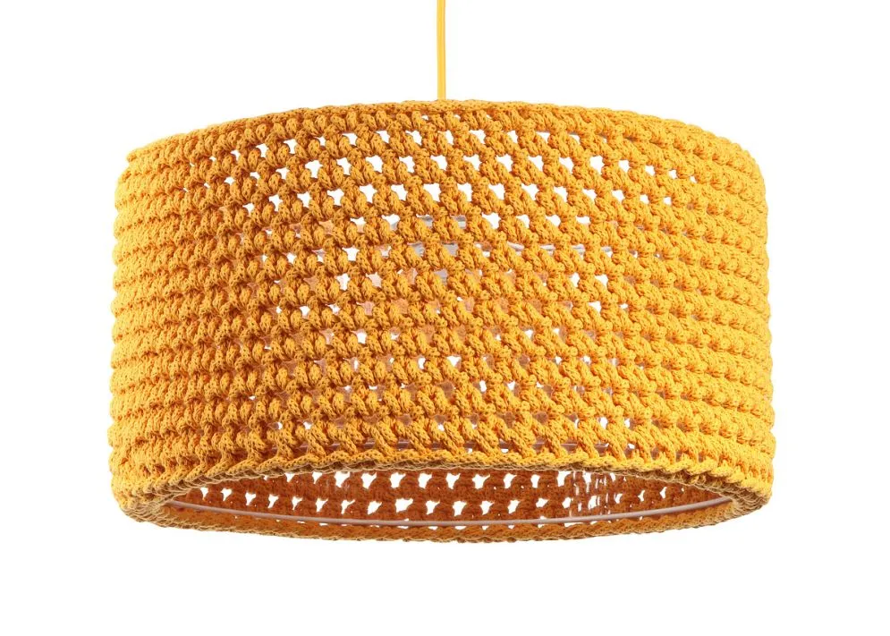 Lampa wisząca COTTON 40 żółta do pokoju dziecięcego | MIRAT. w stylu  kolekcja