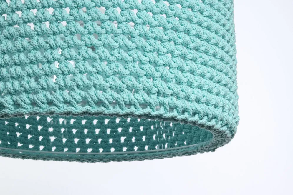 Lampa wisząca COTTON 30 turkusowa nad biurko do pokoju | MIRAT. w stylu  kolekcja