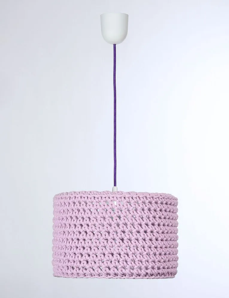 Lampa wisząca COTTON 30 fioletowa do pokoju dziecka | MIRAT. w stylu kolekcja