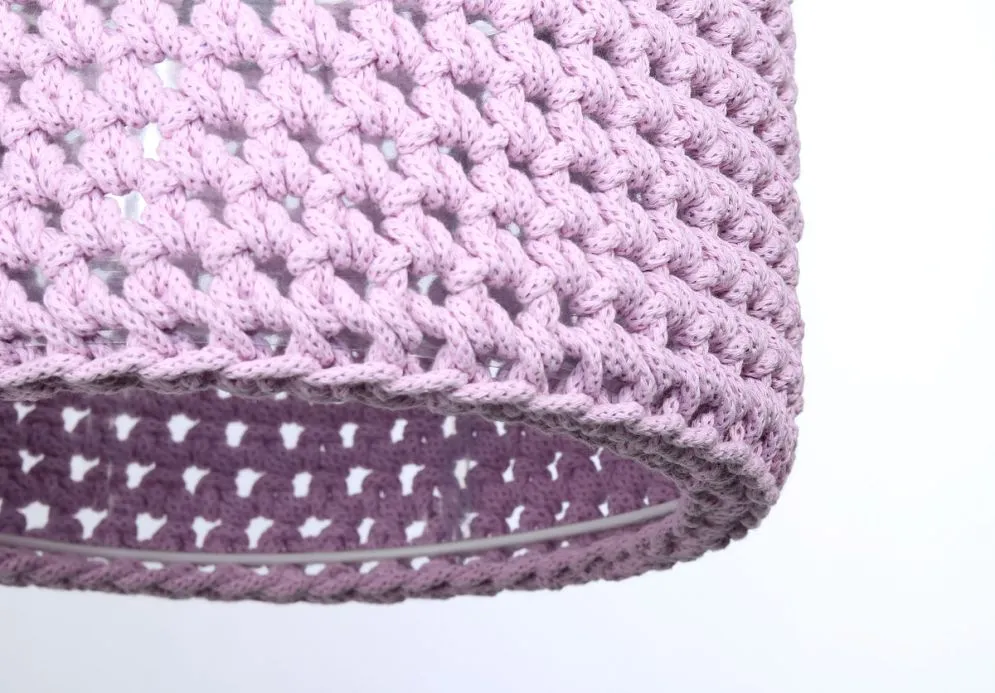 Lampa wisząca COTTON 30 fioletowa do pokoju dziecka | MIRAT. w stylu kolekcja