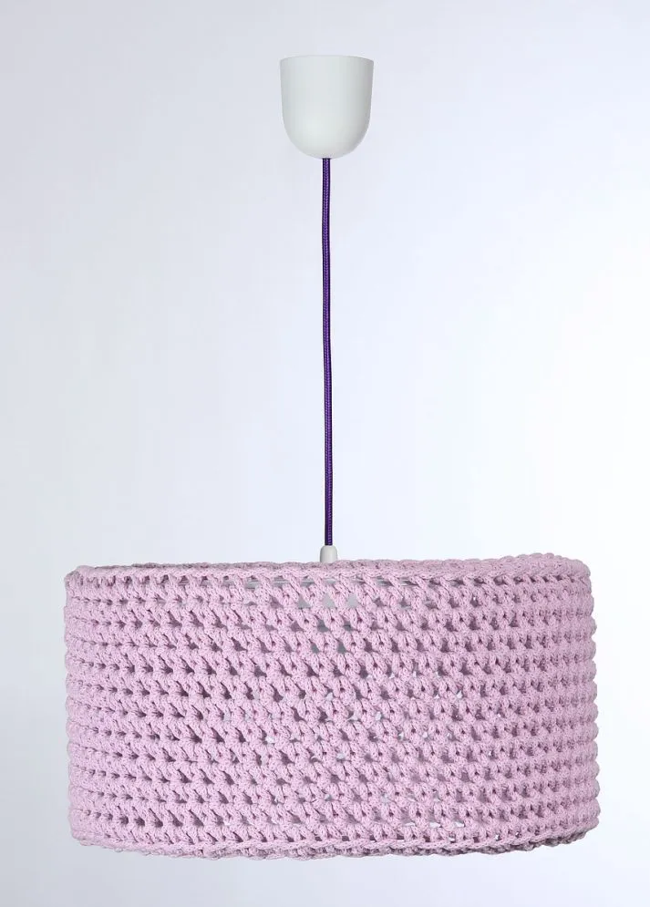 Lampa wisząca COTTON 40 fioletowa nowoczesna | MIRAT. w stylu kolekcja