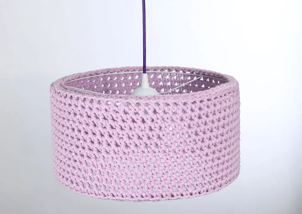 Lampa wisząca COTTON 40 fioletowa nowoczesna | MIRAT. w stylu kolekcja
