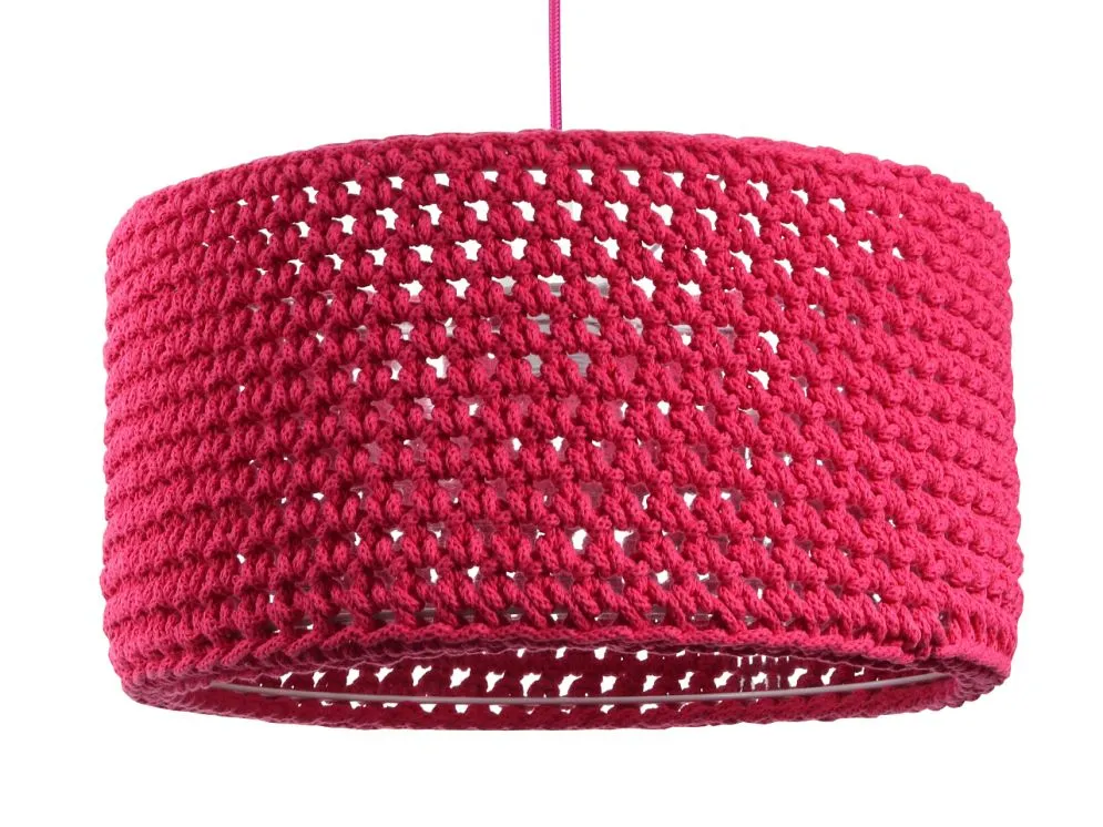 Lampa wisząca COTTON 40 czerwona do salonu | MIRAT. w stylu kolekcja