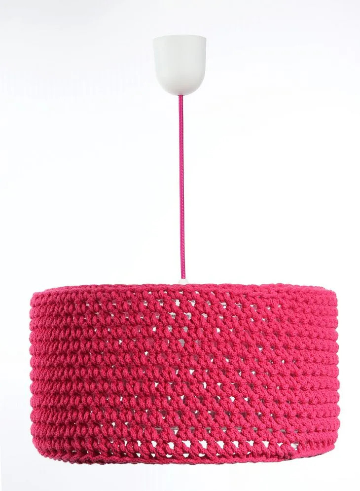 Lampa wisząca COTTON 40 czerwona do salonu | MIRAT. w stylu kolekcja