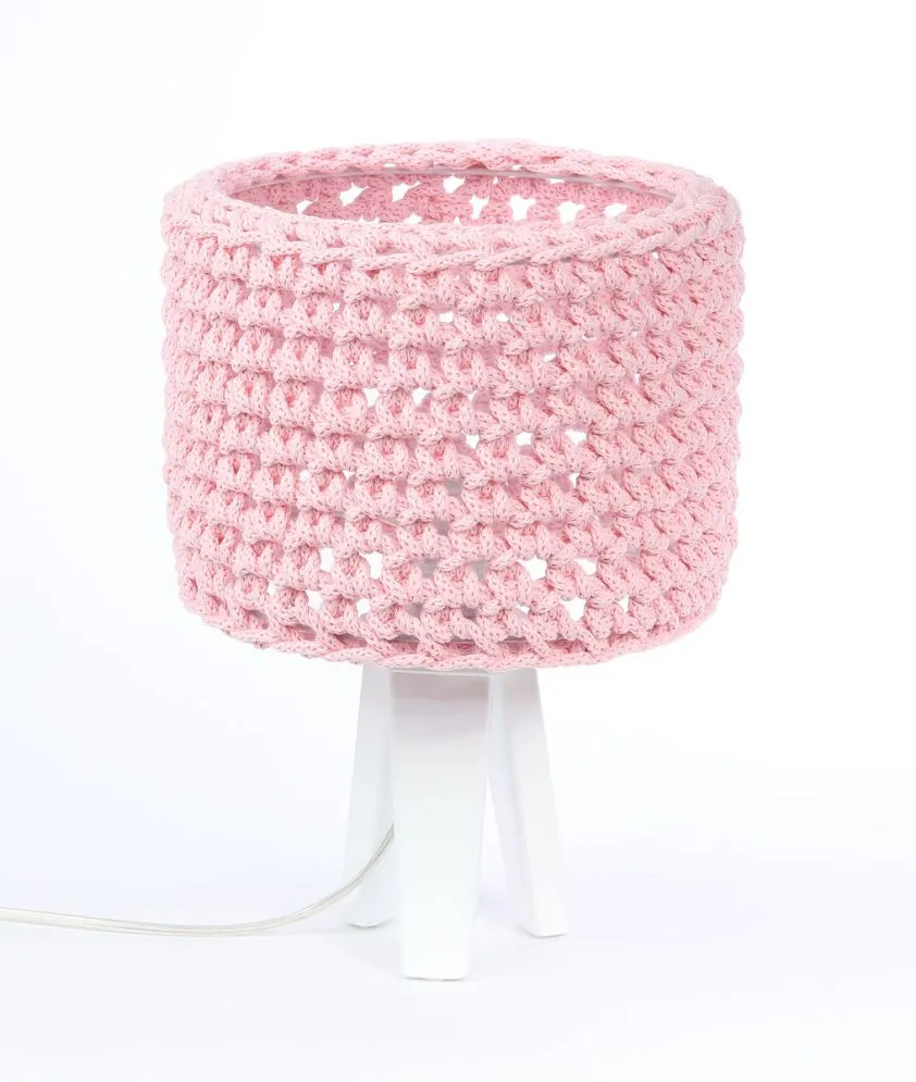 Lampa stołowa COTTON WOOD różowa dla dziecka | MIRAT. w stylu kolekcja