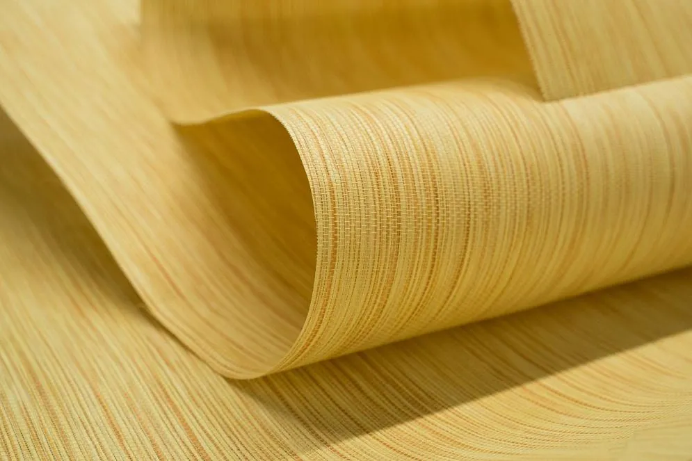 Lampa wisząca NATURAL RATTAN 50 beżowa walec tkanina | MIRAT.