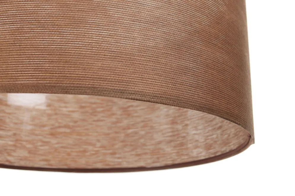 Lampa wisząca NATURAL BROWN 40 brązowa walec do kuchni | MIRAT.