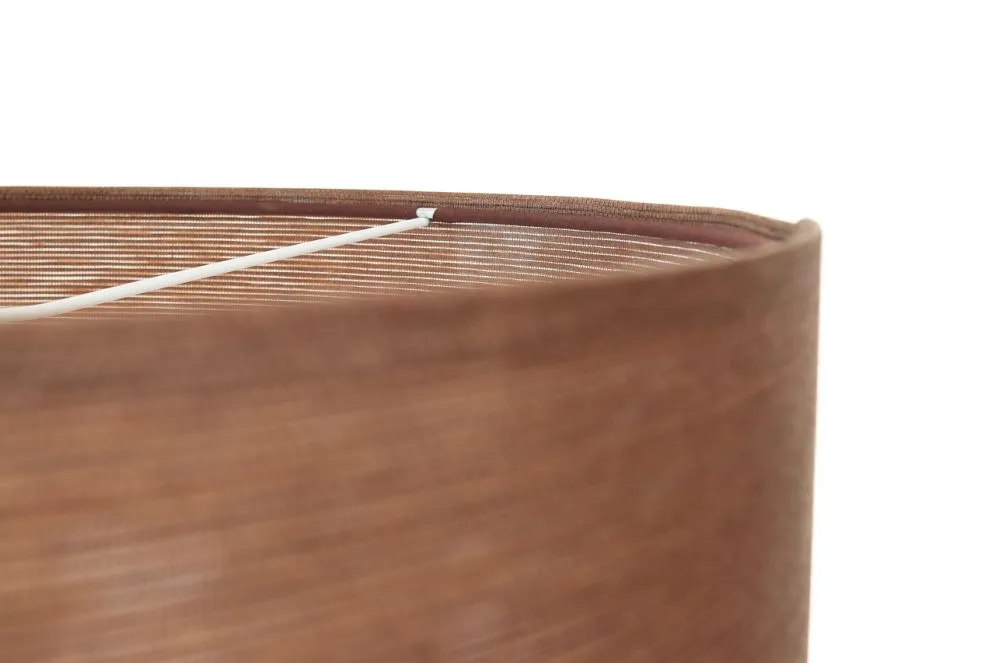 Lampa wisząca NATURAL BROWN 40 brązowa walec do kuchni | MIRAT.