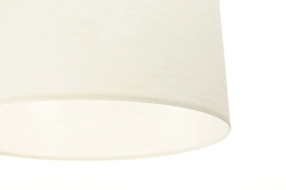 Lampa wisząca NATURAL CREAM 40 kremowa tkanina walec | MIRAT.