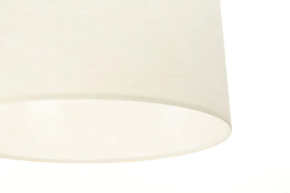 Lampa wisząca NATURAL CREAM 40 kremowa tkanina walec | MIRAT.