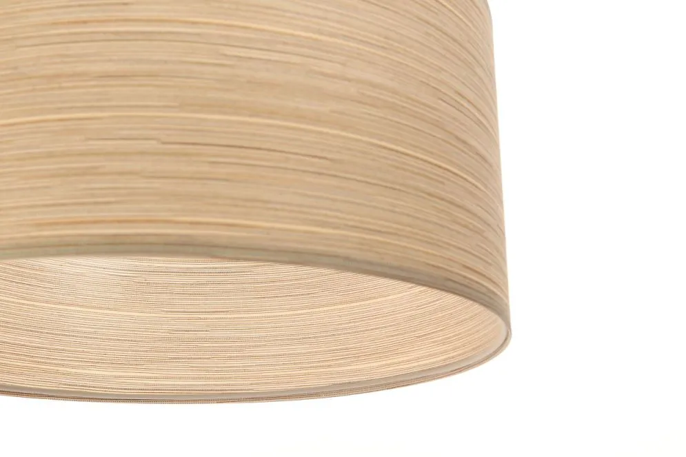 Lampa wisząca NATURAL REED 40 beżowa walec polskiej produkcji | MIRAT.