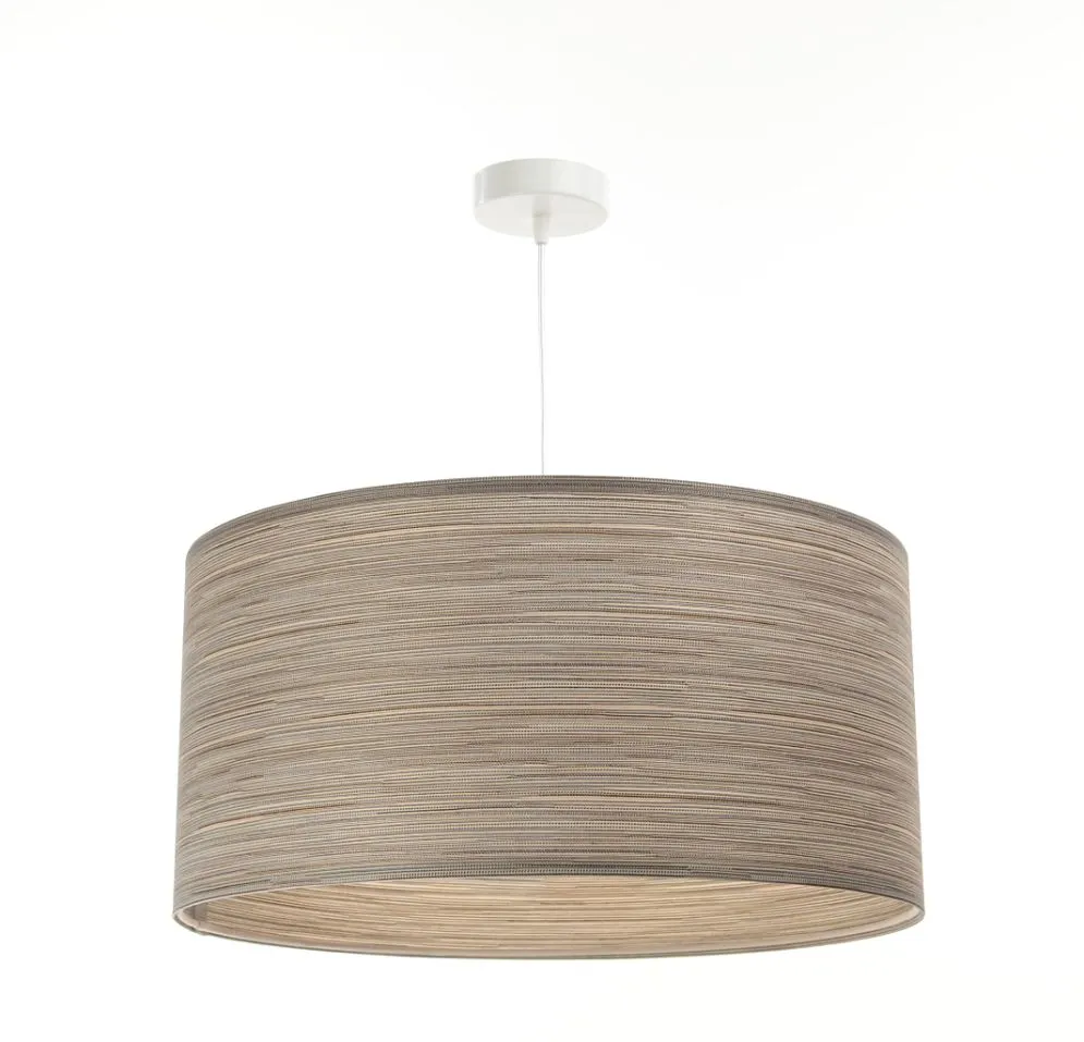 Lampa wisząca NATURAL FIBER 50 ciemnobeżowa w stylu natural | MIRAT.
