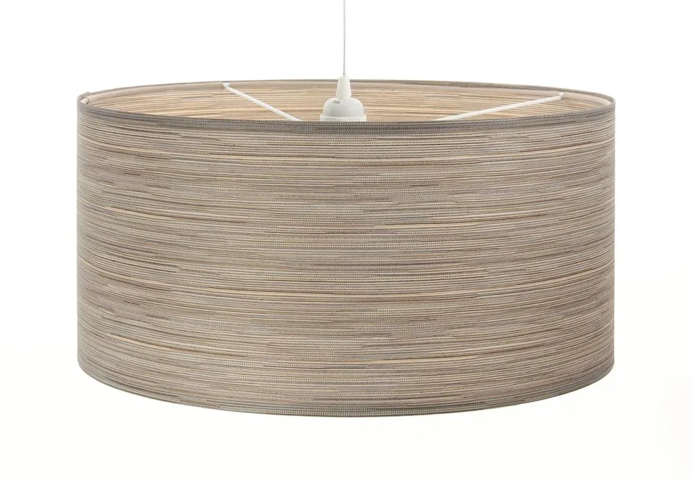 Lampa wisząca NATURAL FIBER 50 ciemnobeżowa w stylu natural | MIRAT.