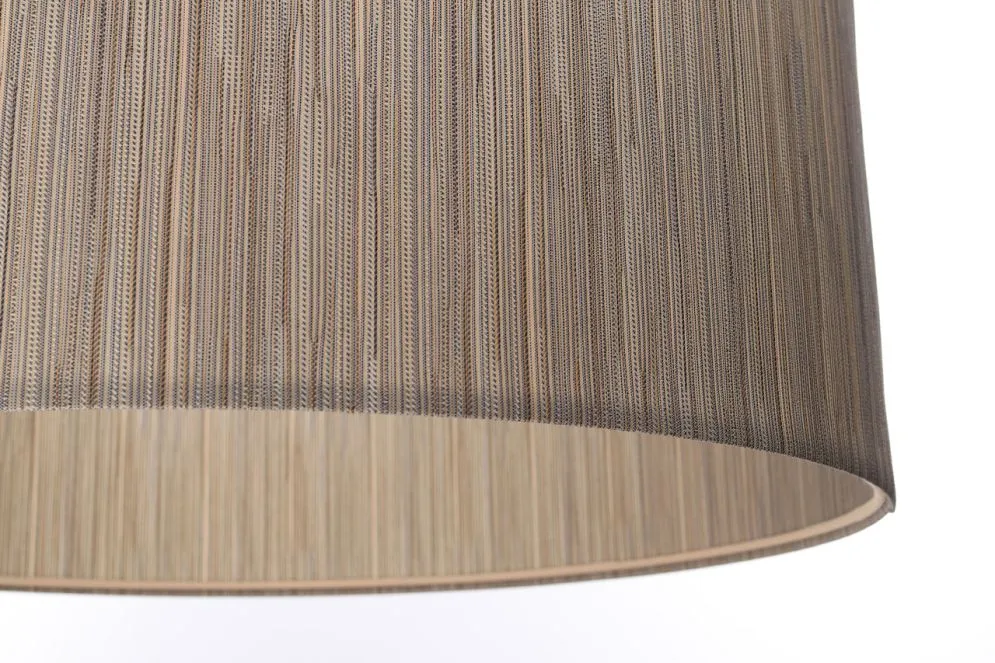 Lampa wisząca NATURAL FIBER 60 ciemnobeżowa do jadalni polskiej produkcji | MIRAT.