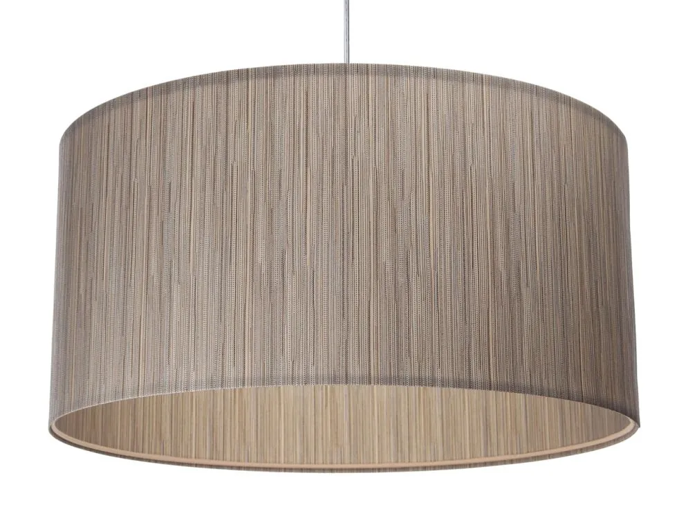 Lampa wisząca NATURAL FIBER 60 ciemnobeżowa do jadalni polskiej produkcji | MIRAT.