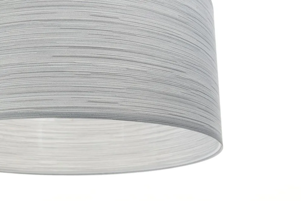 Lampa wisząca NATURAL SILVER 40 jasnoszara minimalistyczna walec | MIRAT.