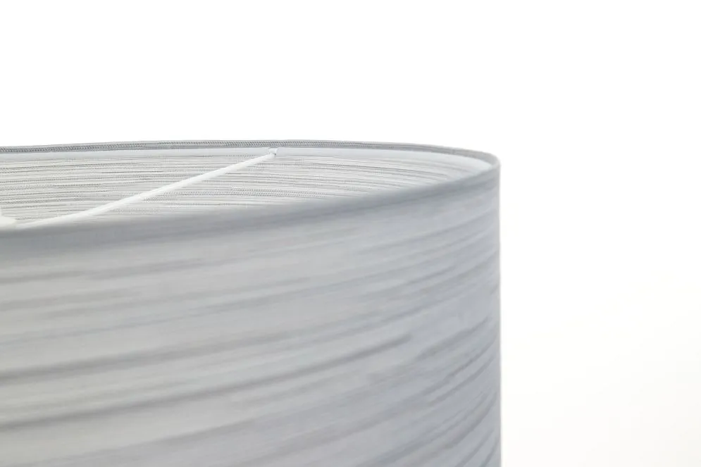 Lampa wisząca NATURAL SILVER 40 jasnoszara minimalistyczna walec | MIRAT.