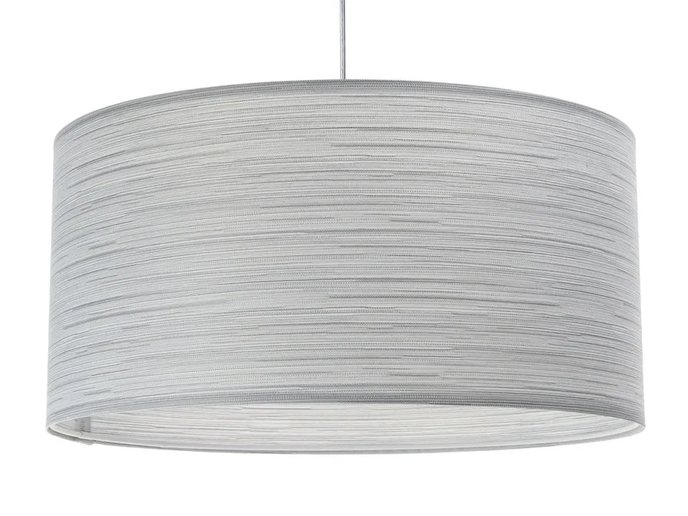 Lampa wisząca NATURAL SILVER 40 jasnoszara minimalistyczna walec | MIRAT.
