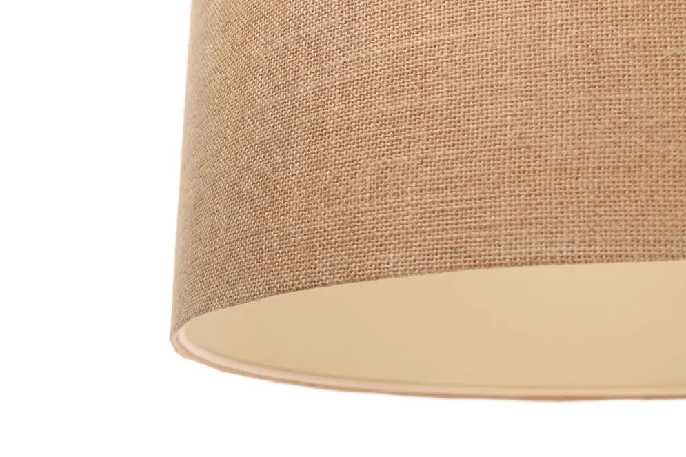 Lampa wisząca BOHO JUTA 40 beżowa walec 1 żarówka | MIRAT.