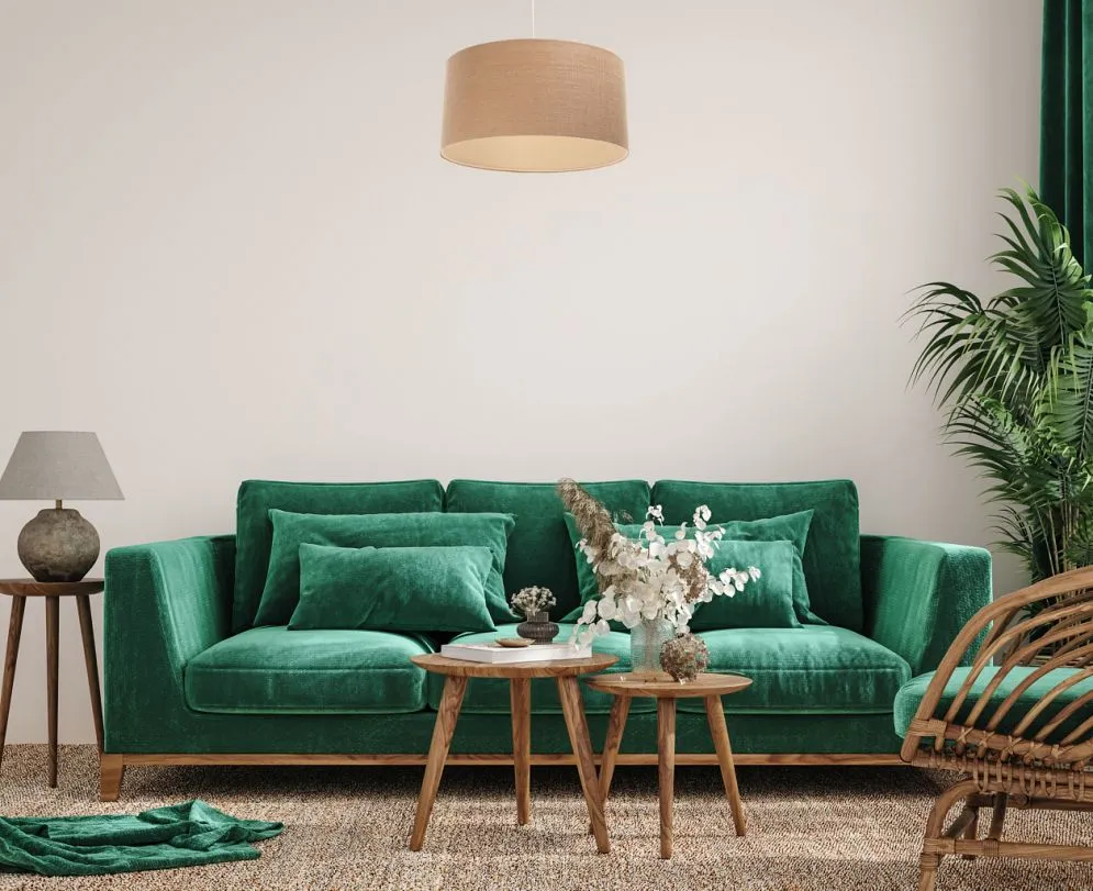 Lampa wisząca BOHO JUTA 60 beżowa w stylu natural | MIRAT.