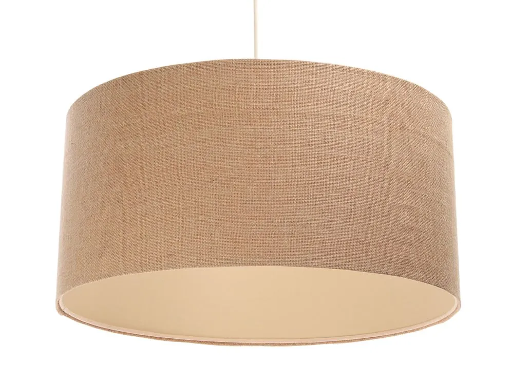 Lampa wisząca BOHO JUTA 60 beżowa w stylu natural | MIRAT.