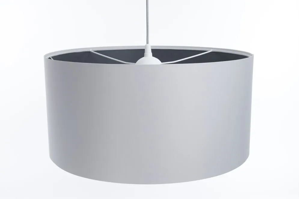 Lampa wisząca MODERN 60 szara/grafitowa w kształcie walca I sklep meblowy MIRAT.