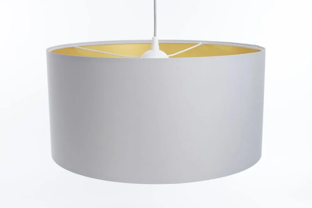 Lampa wisząca MODERN 40 szara/złota mat do sypialni I sklep meblowy MIRAT.