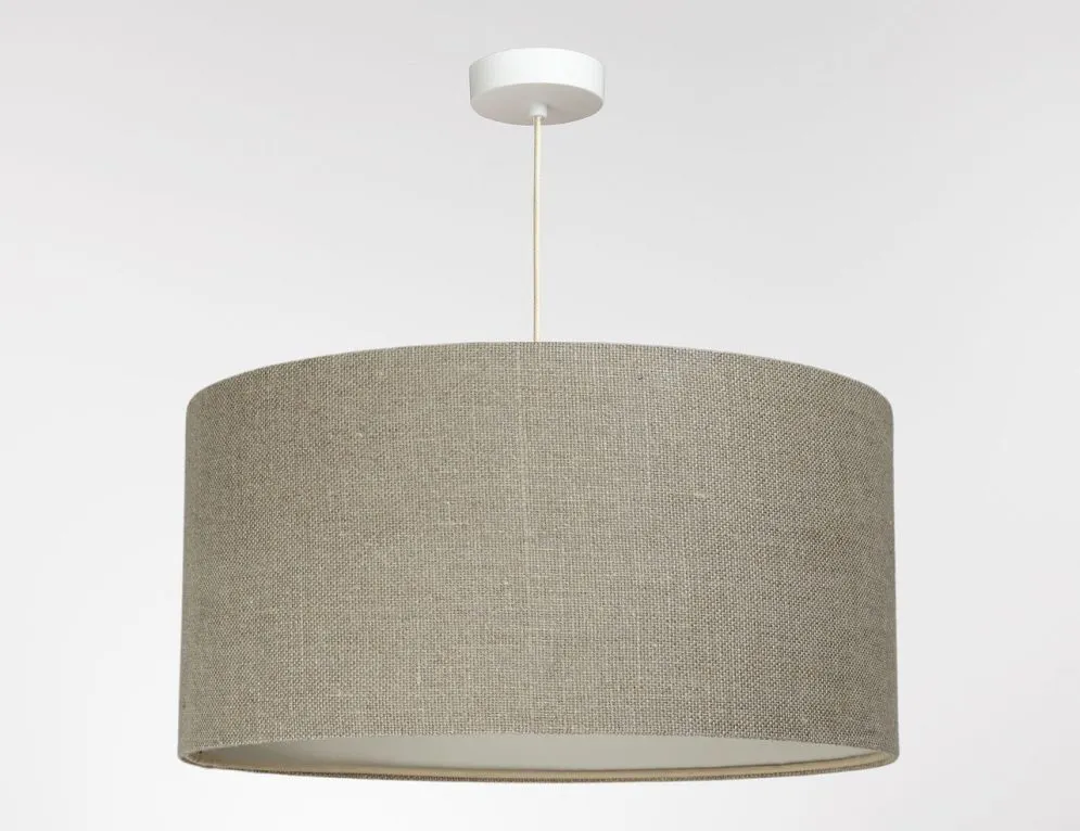 Lampa wisząca LEN LIGHT 210-60 ciemno beżowa naturalistyczna I sklep meblowy MIRAT.