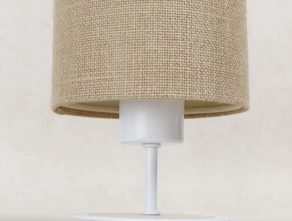 Lampa stołowa ERUTAN beżowa do salonu I sklep meblowy MIRAT.