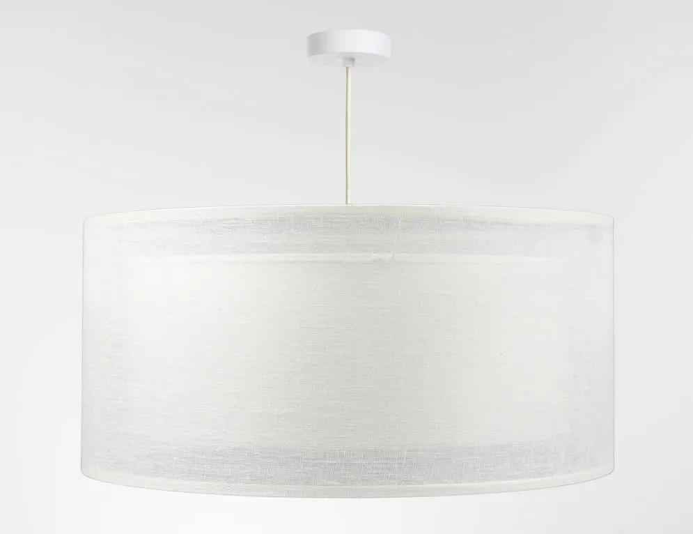 Lampa wisząca DUO LEN LIGHT 50 kremowa do salonu I sklep meblowy MIRAT.