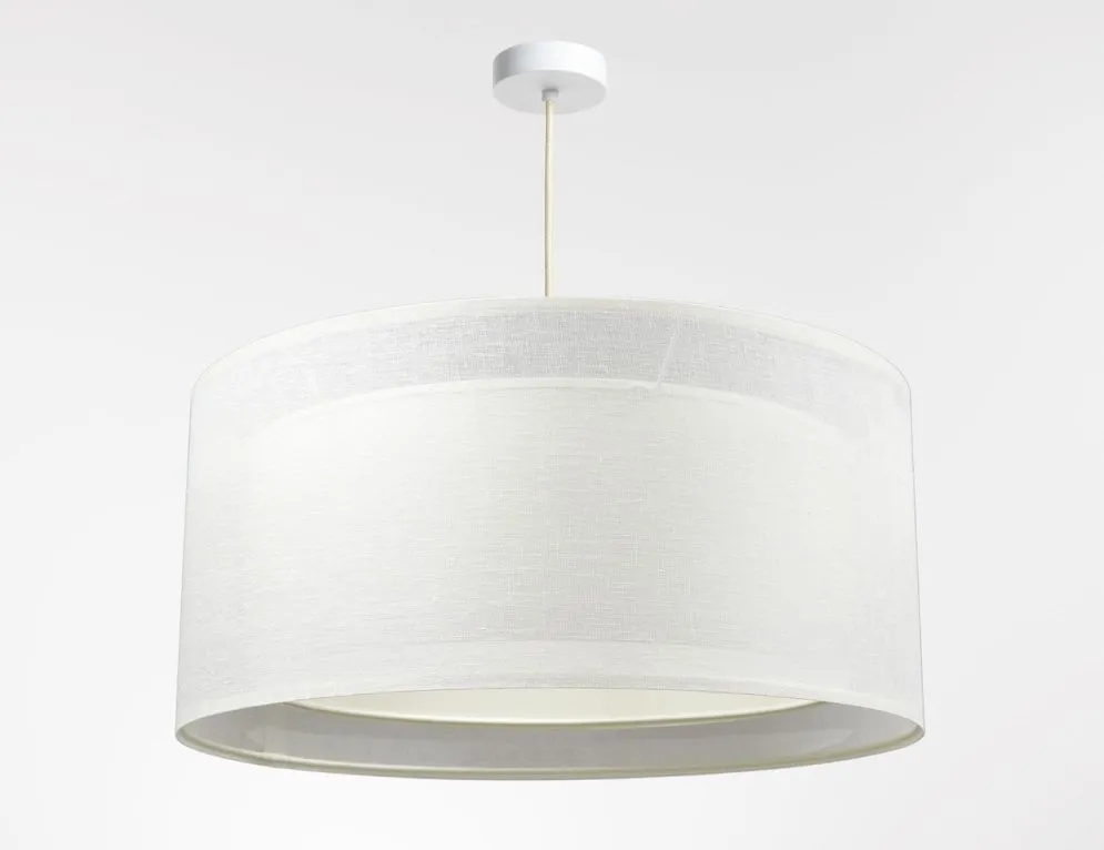 Lampa wisząca DUO LEN LIGHT 60 kremowa polskiej produkcji I sklep meblowy MIRAT.
