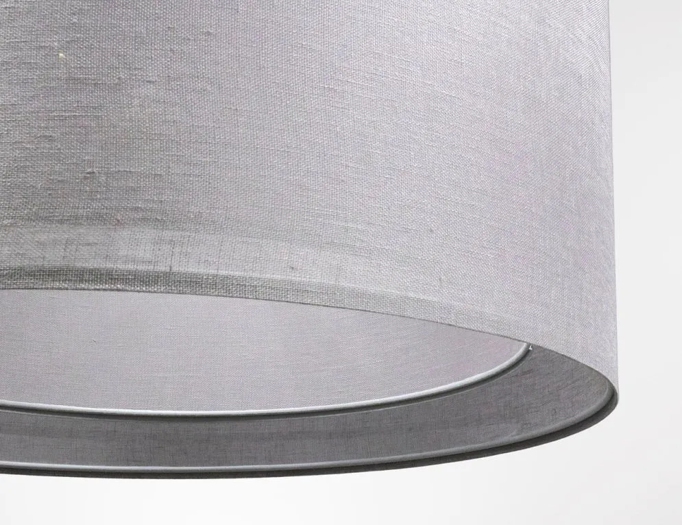 Lampa wisząca DUO LEN LIGHT 005-50 szara/beżowa pojedyncza I sklep meblowy MIRAT.