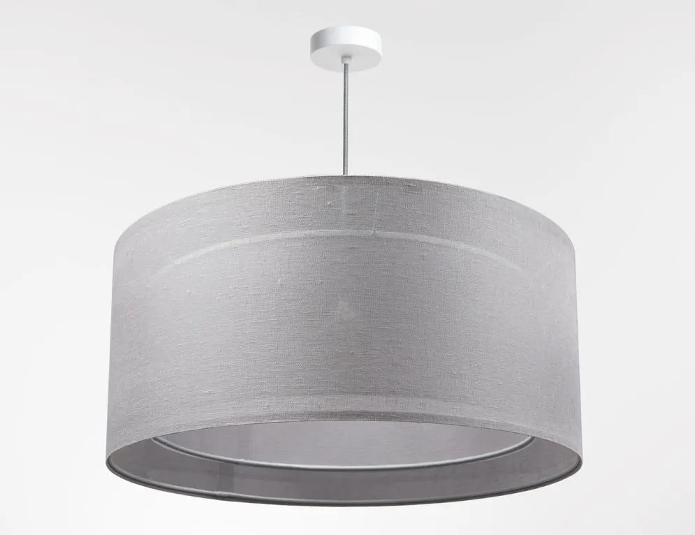 Lampa wisząca DUO LEN LIGHT 005-60 szara/beżowa boho I sklep meblowy MIRAT.