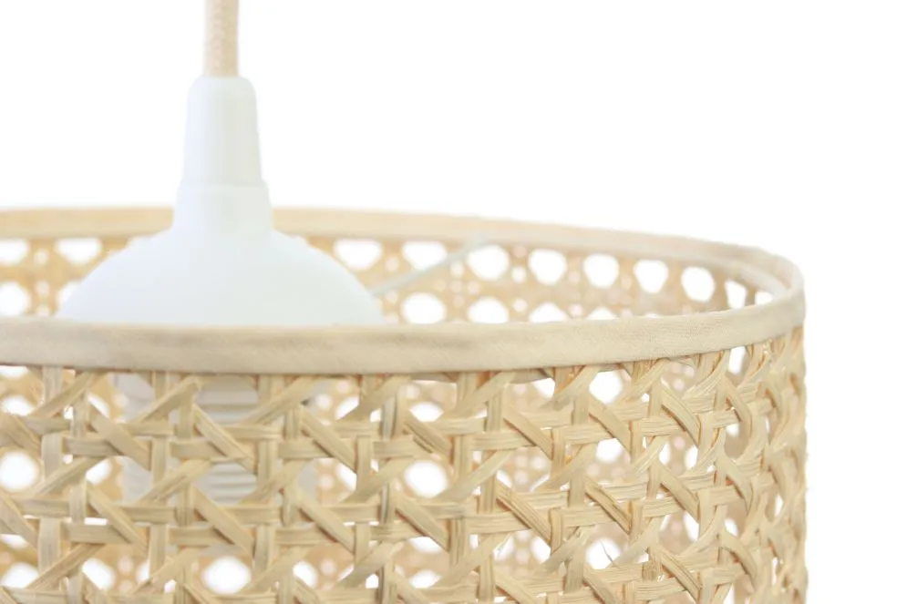 Lampa wisząca BOHO SLIM rattan naturalny minimalistyczna ręcznie robiona | MIRAT.