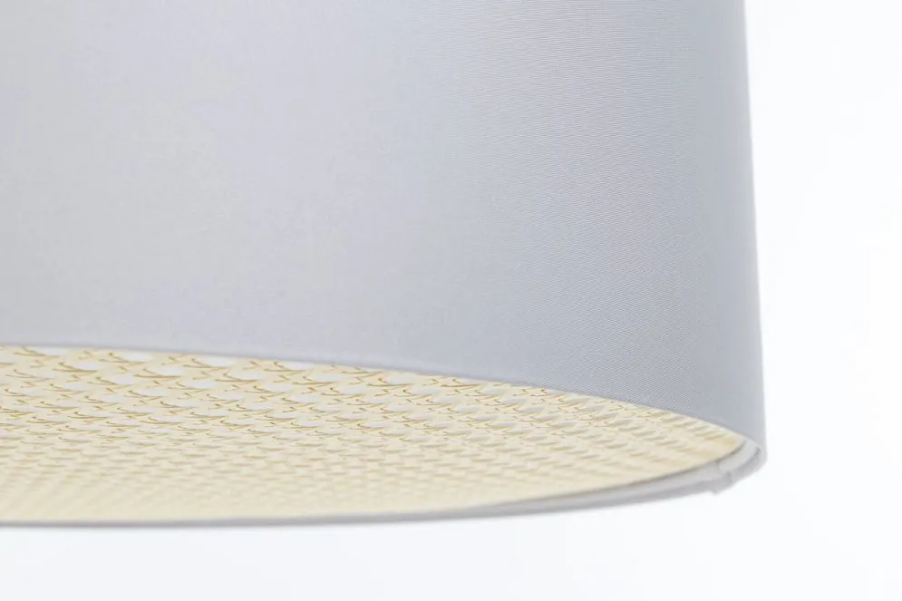 Lampa wisząca MODERN RATTAN 40 szara nowoczesna I sklep meblowy MIRAT.