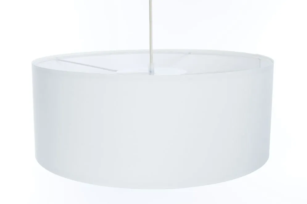 Lampa wisząca MODERN RATTAN 50 biała w kształcie walca I sklep meblowy MIRAT.