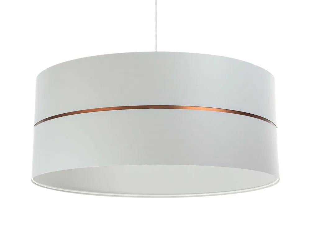 Lampa wisząca SIMPLY GLAMOUR 50 biała do salonu polskiej produkcji | MIRAT. w stylu kolekcja