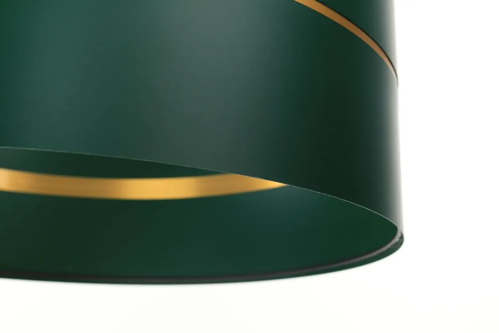Lampa wisząca SIMPLY GLAMOUR 40 zielona na 1 żarówkę | MIRAT. w stylu kolekcja