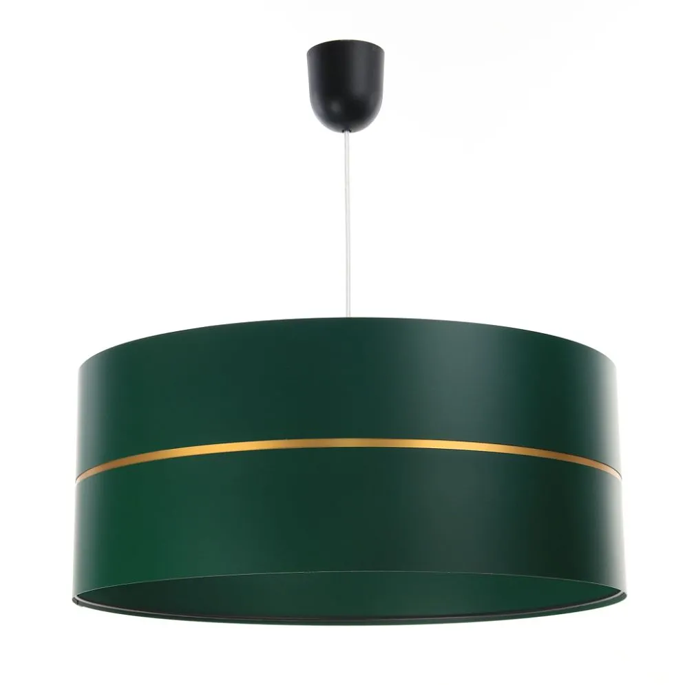 Lampa wisząca SIMPLY GLAMOUR 40 zielona na 1 żarówkę | MIRAT. w stylu kolekcja