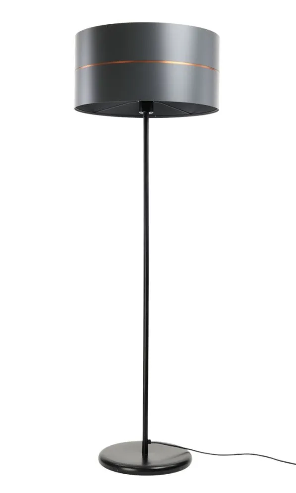 Lampa stojąca SIMPLY GLAMOUR grafitowa do pokoju | MIRAT.