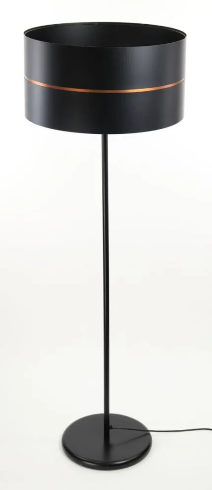 Lampa stojąca SIMPLY GLAMOUR czarna na 1 żarówkę | MIRAT.