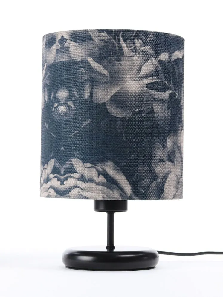 Lampa stołowa MIST-C-B granatowa/grafitowa do sypialni | MIRAT. w stylu kolekcja