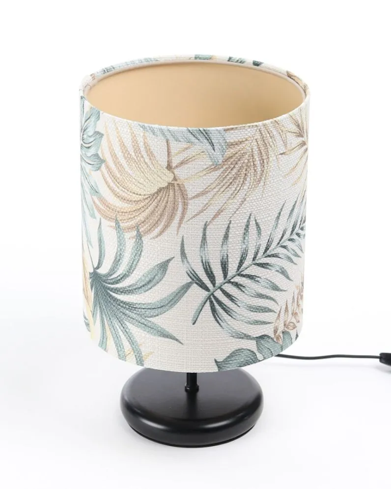Lampa stołowa TROPICAL-C-B wielokolorowa/złota na metalowej podstawie | MIRAT. w stylu kolekcja