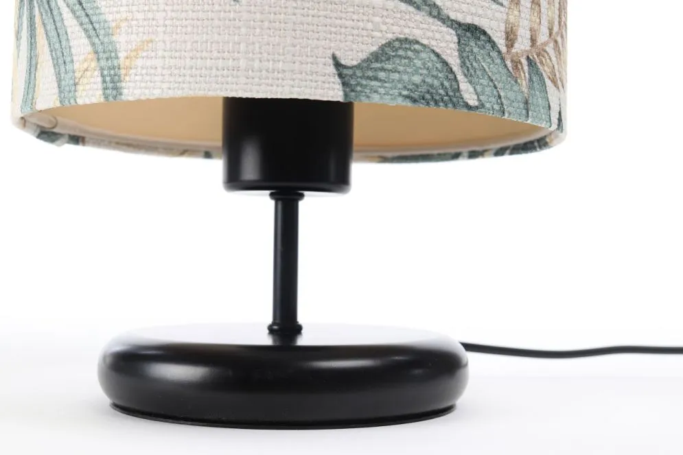 Lampa stołowa TROPICAL-C-B wielokolorowa/złota na metalowej podstawie | MIRAT. w stylu kolekcja