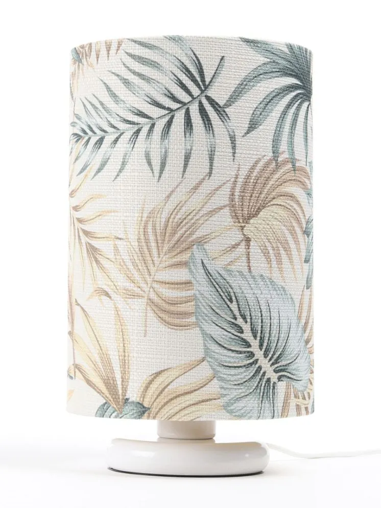 Lampa stołowa TROPICAL-D-W wielokolorowa/złota z włącznikiem nożnym | MIRAT. w stylu kolekcja